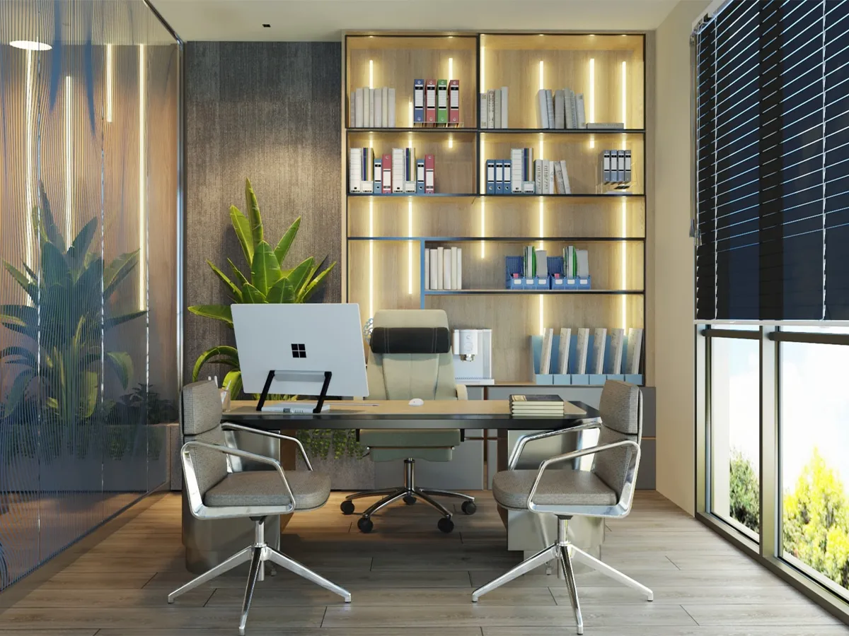 Modern data consulting workspace